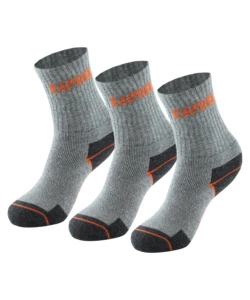 KAPRIOL TRIS CALZE DA LAVORO "WORK" GRIGIO, 42-44